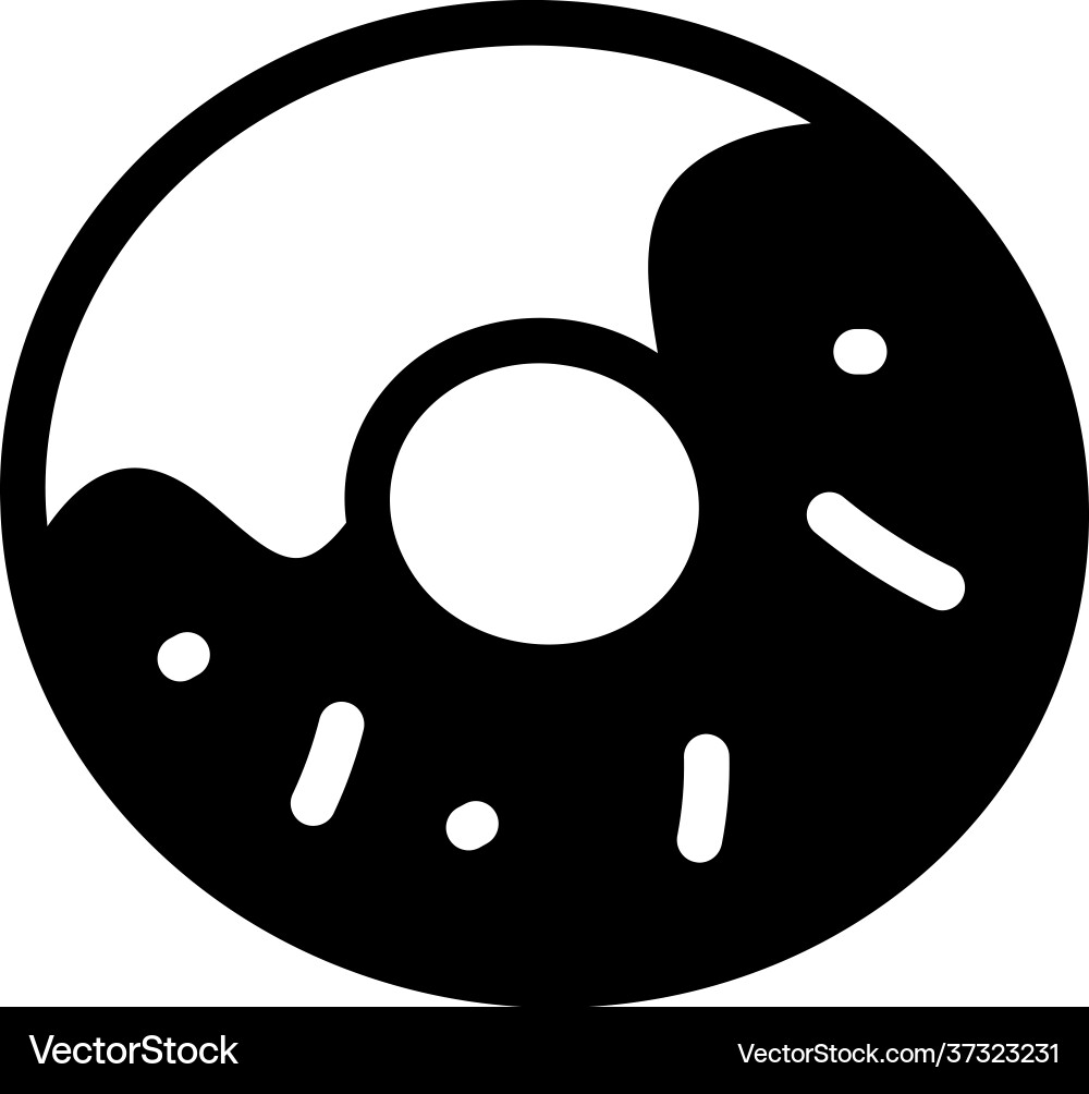Doughnut Royalty Free Vector Image - VectorStock