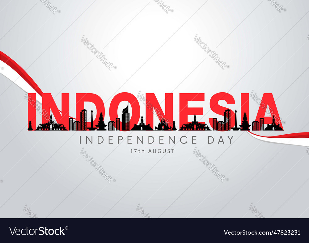 happy independence day indonesia greeting