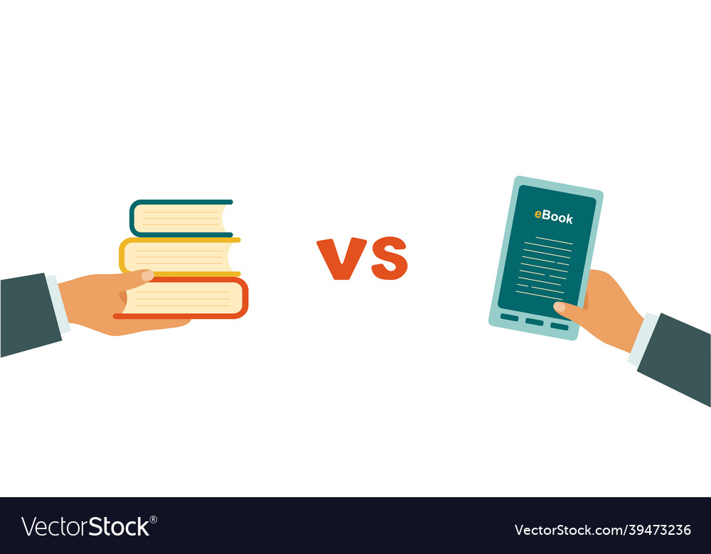 comparison and contrast essay about paper book and e book