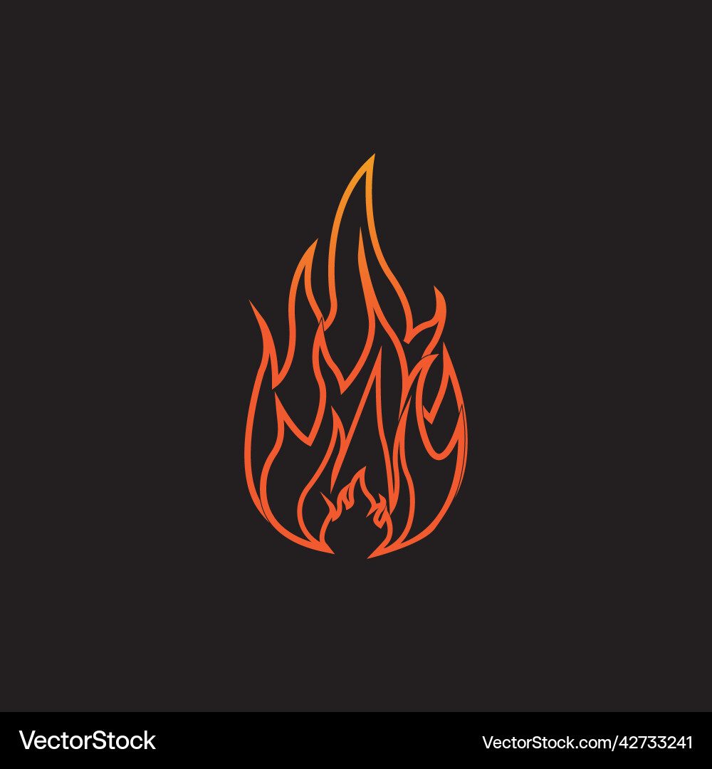 Bonfire icon Royalty Free Vector Image - VectorStock