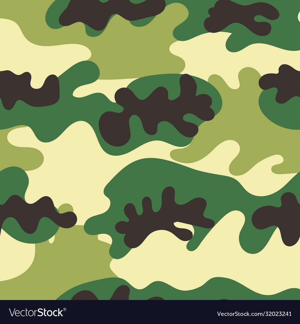 Camouflage seamless pattern Royalty Free Vector Image