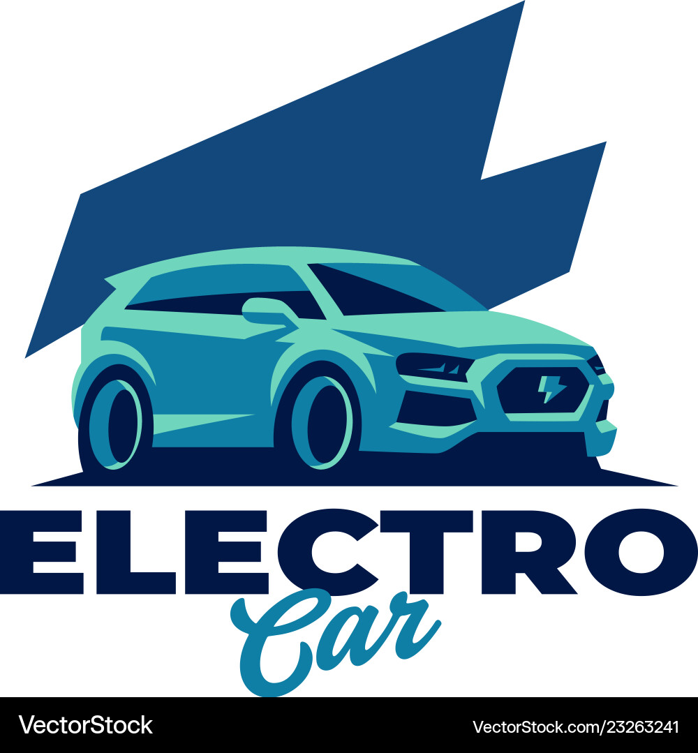 Electric car Royalty Free Vector Image - VectorStock