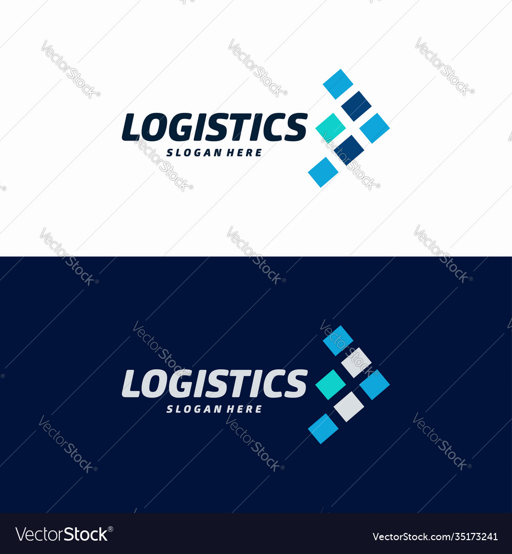 Fast express delivery logo designs template Vector Image