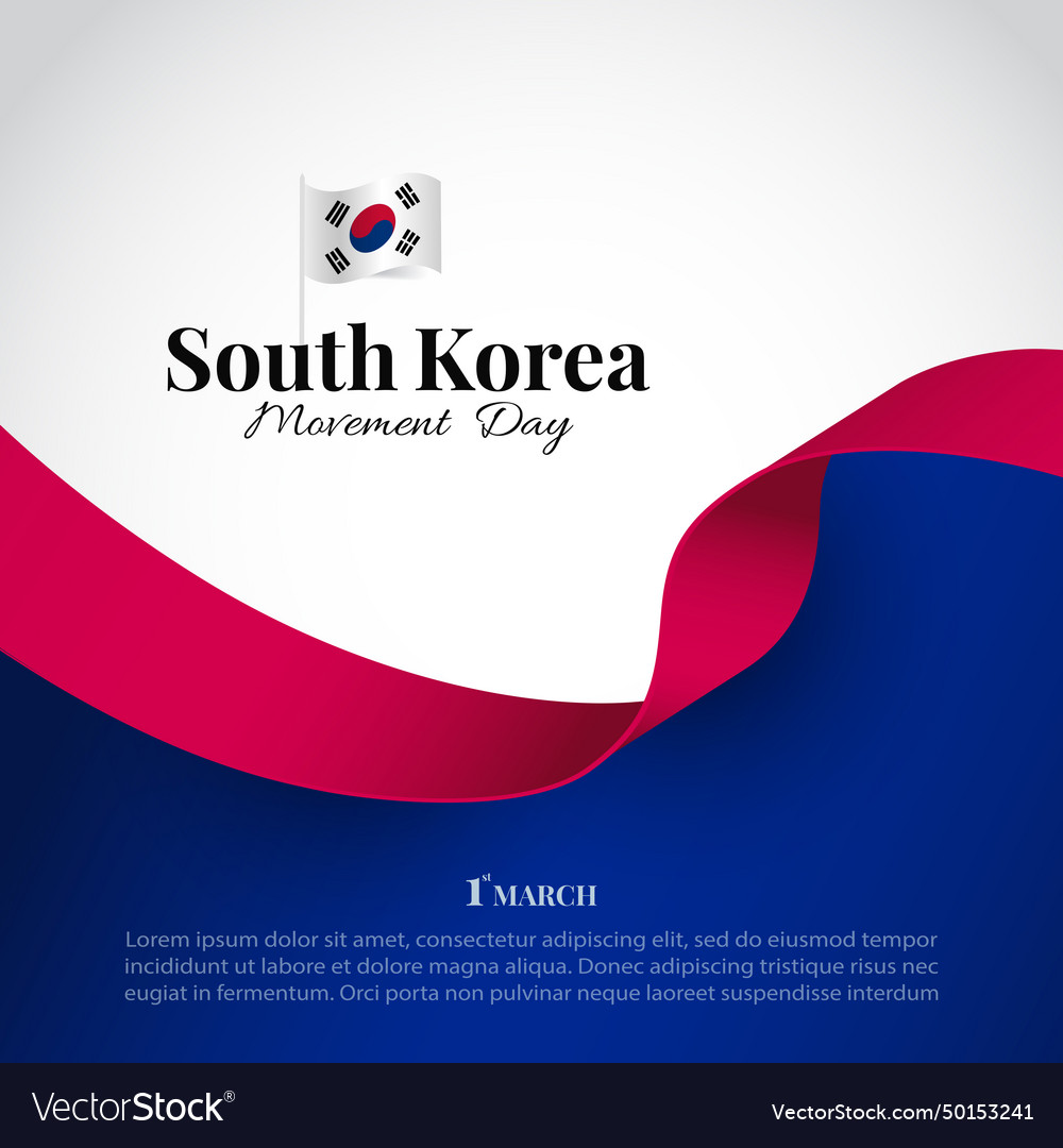 March 1st movement day in the south korea