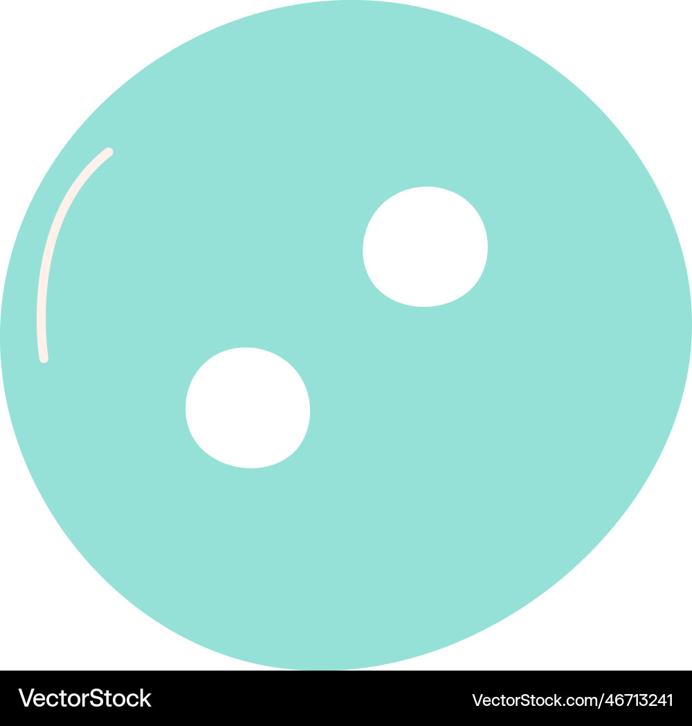 Round clothes button Royalty Free Vector Image