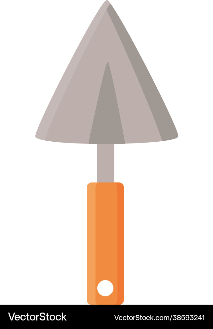 Spatule construction tool Royalty Free Vector Image