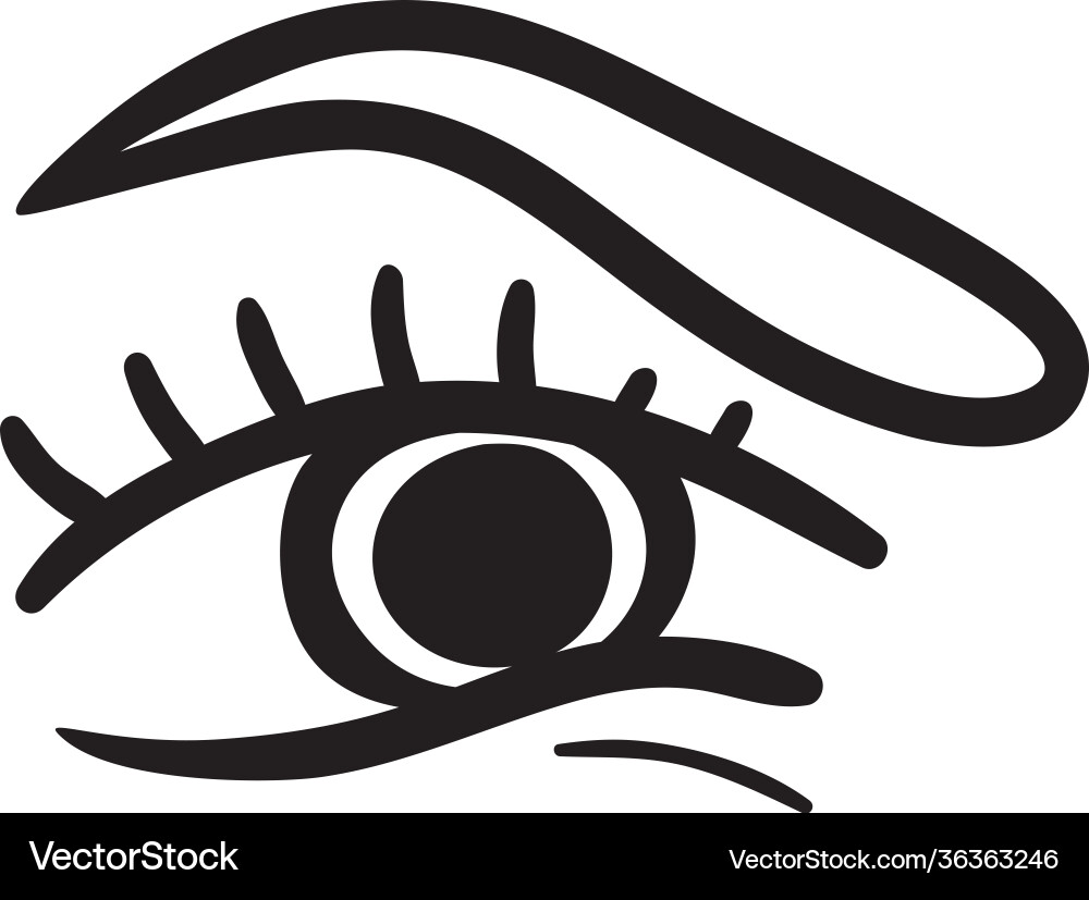 Eye icon Royalty Free Vector Image - VectorStock