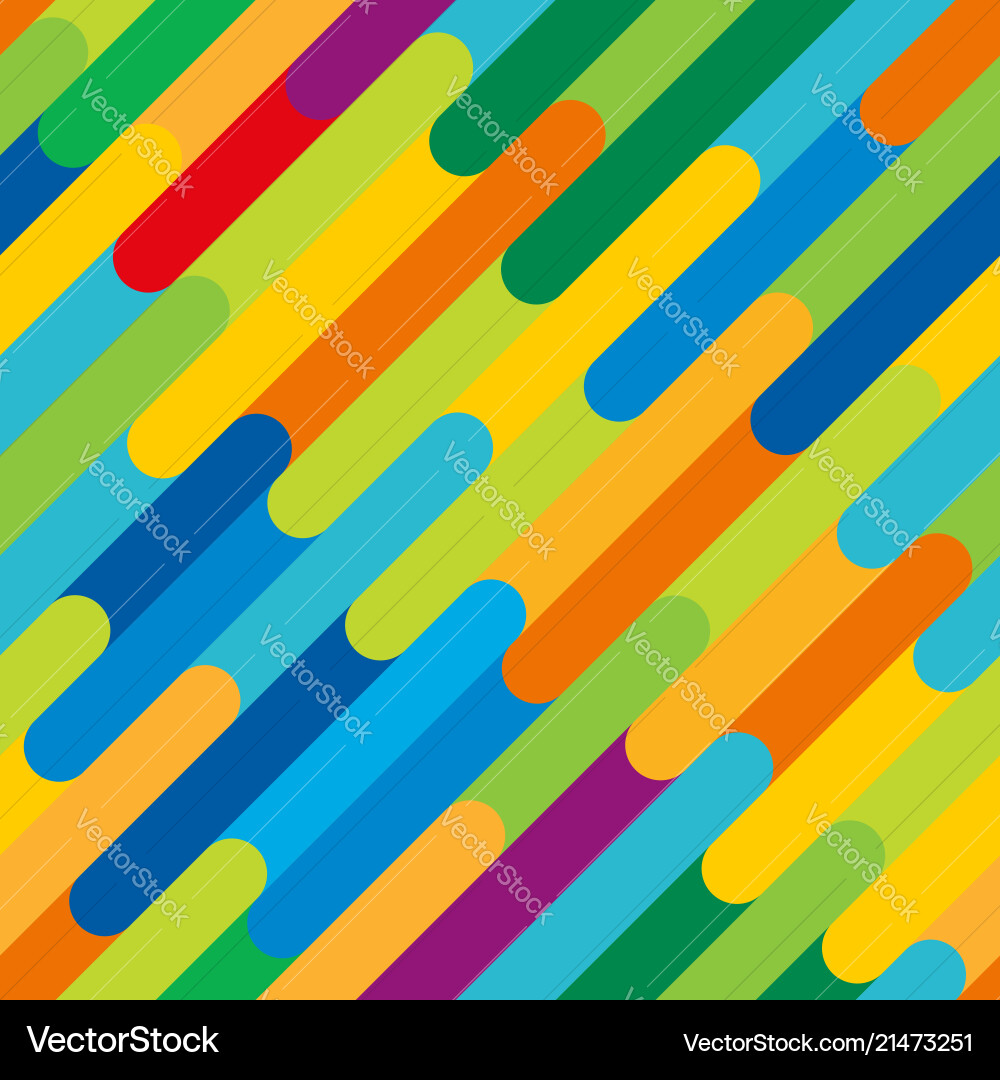 Seamless pattern of beautiful color lines stripe Vector Image