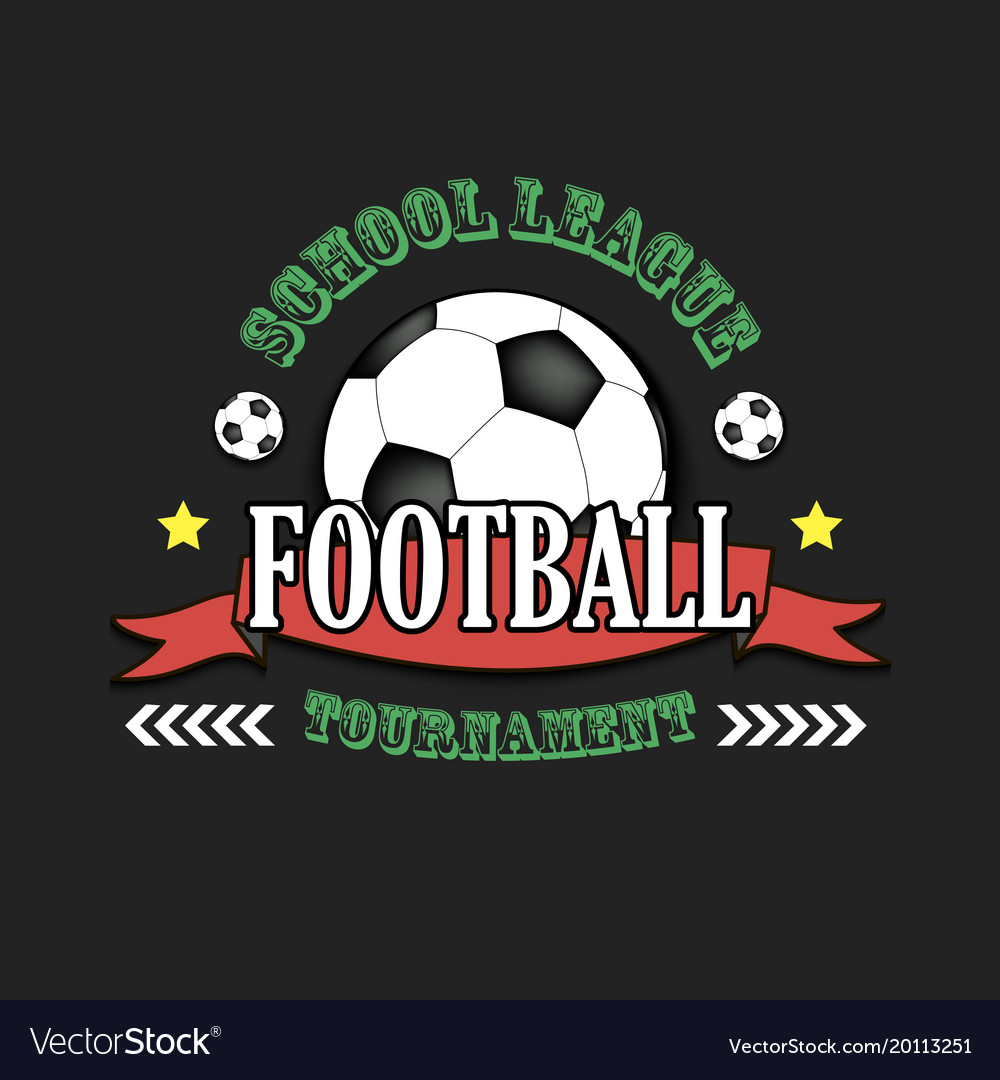 soccer logo template design
