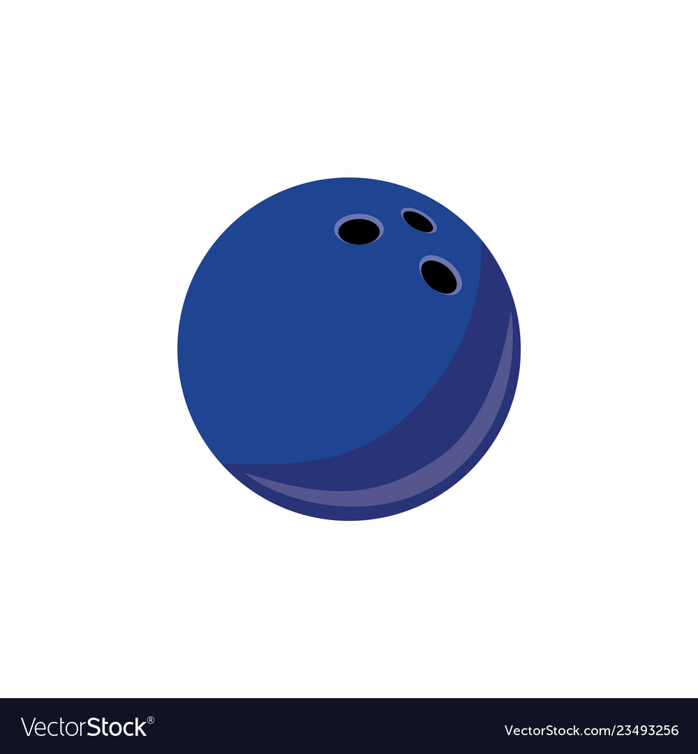 Bowling ball sport equipment simple icon