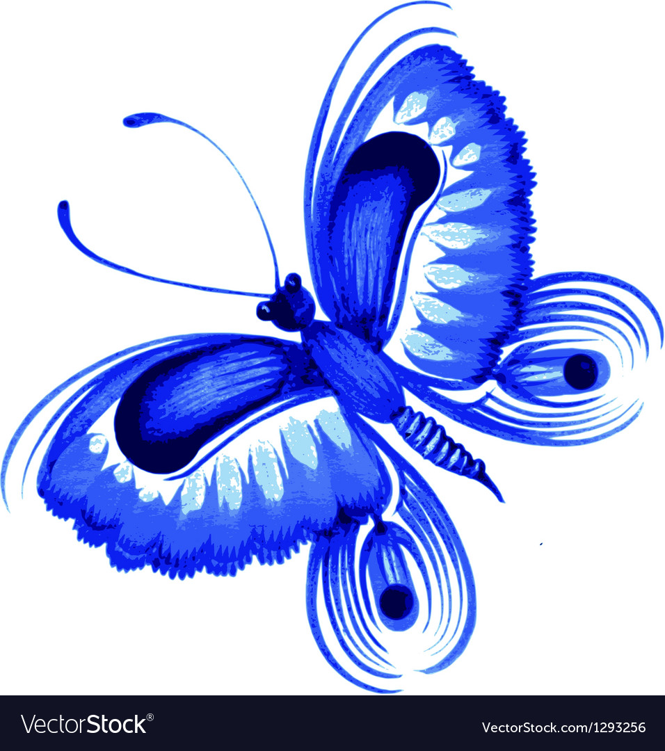 Butterfly Royalty Free Vector Image - VectorStock