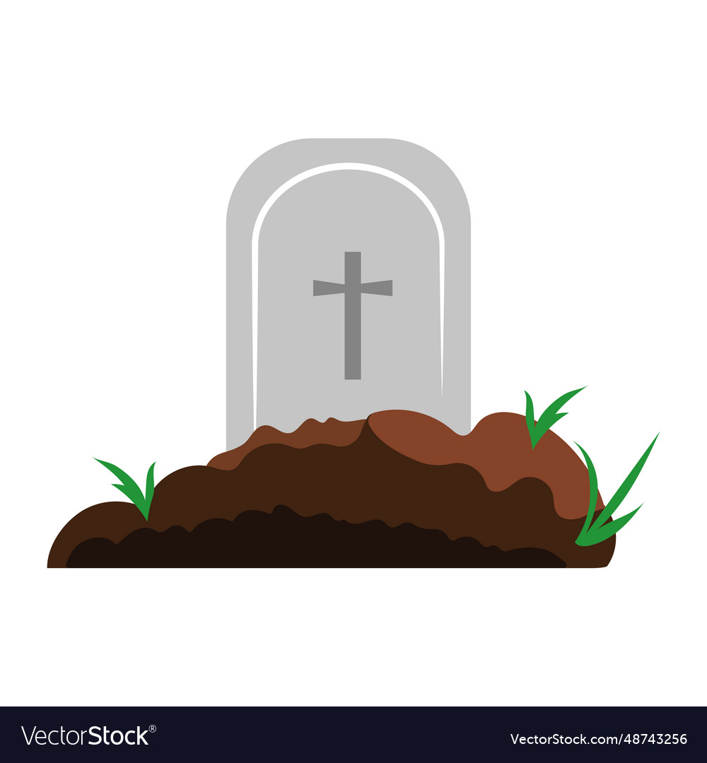 Halloween graveyard royalty free vector image vectorstock
