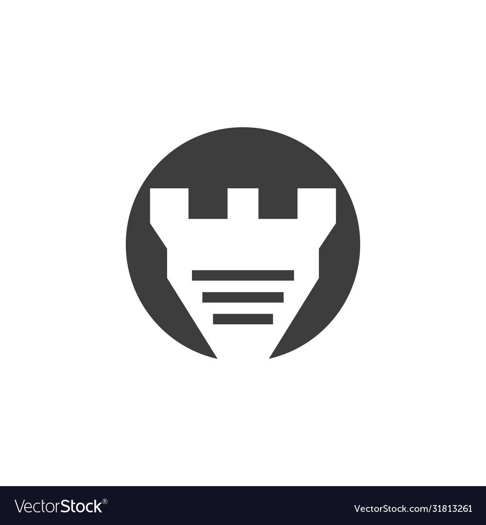 Castle icon Royalty Free Vector Image - VectorStock