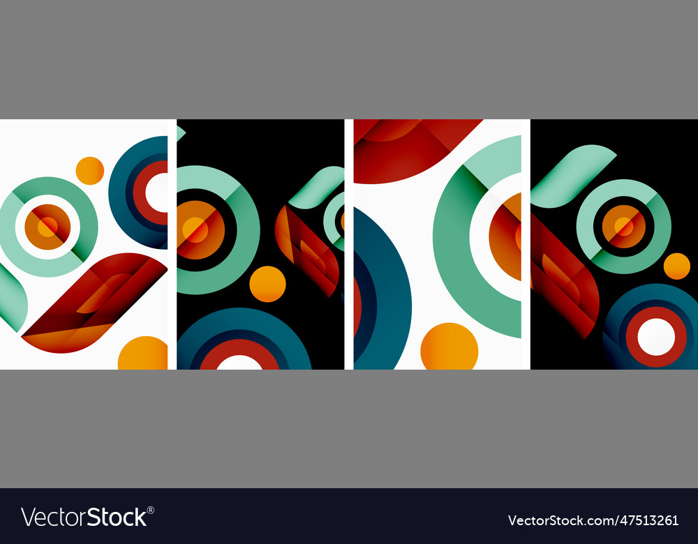 Of abstract geometric Royalty Free Vector Image