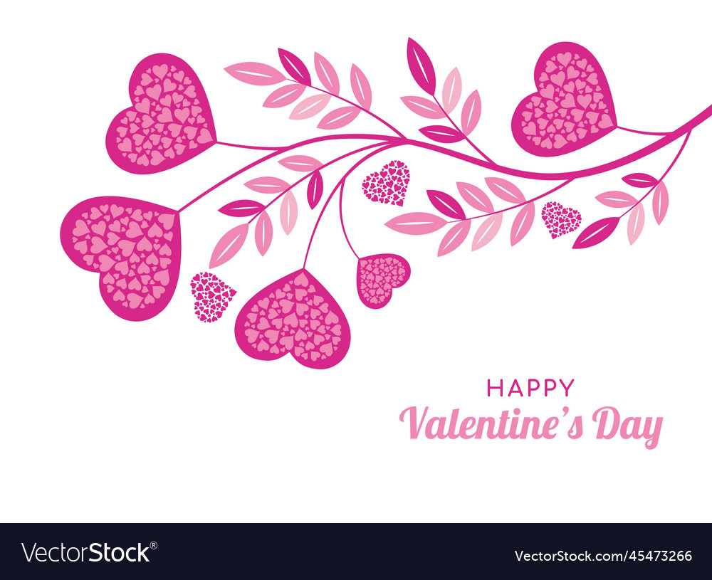 Happy Valentines Day Banner Poster Card Royalty Free Vector 0405