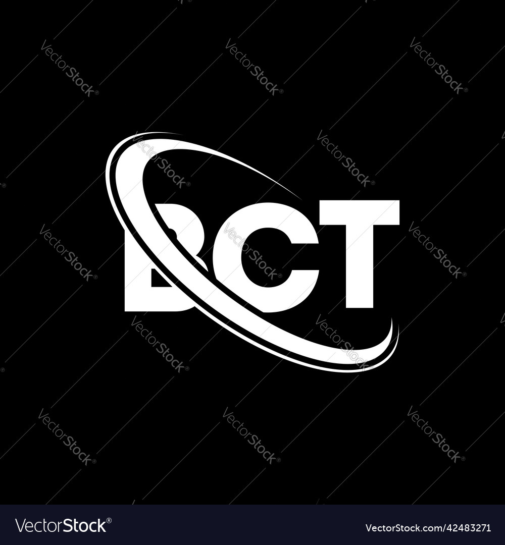 Bct logo letter design Royalty Free Vector Image