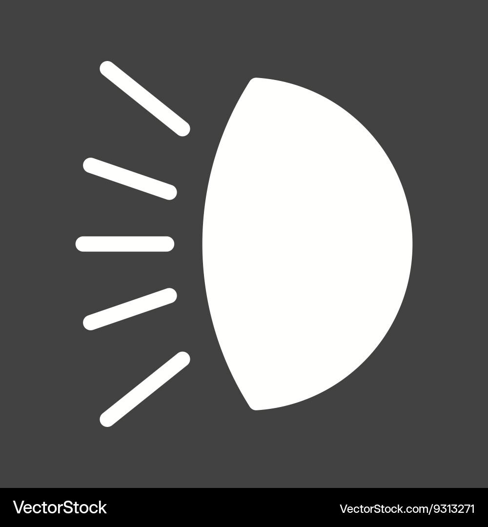 Car headlight Royalty Free Vector Image - VectorStock