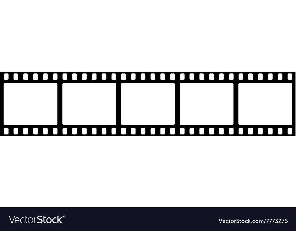 Template film roll Royalty Free Vector Image - VectorStock