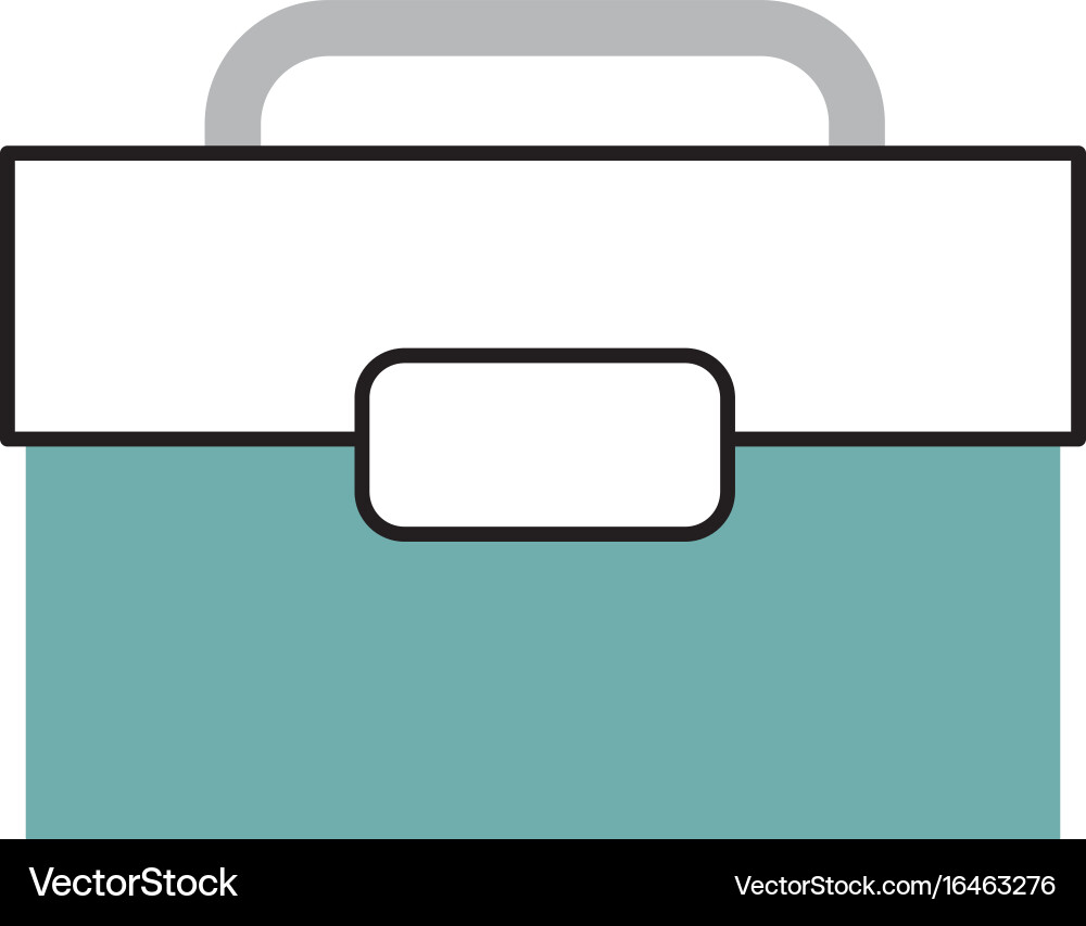 Tool box isolated icon Royalty Free Vector Image