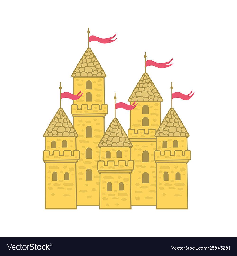 Castle Royalty Free Vector Image - VectorStock