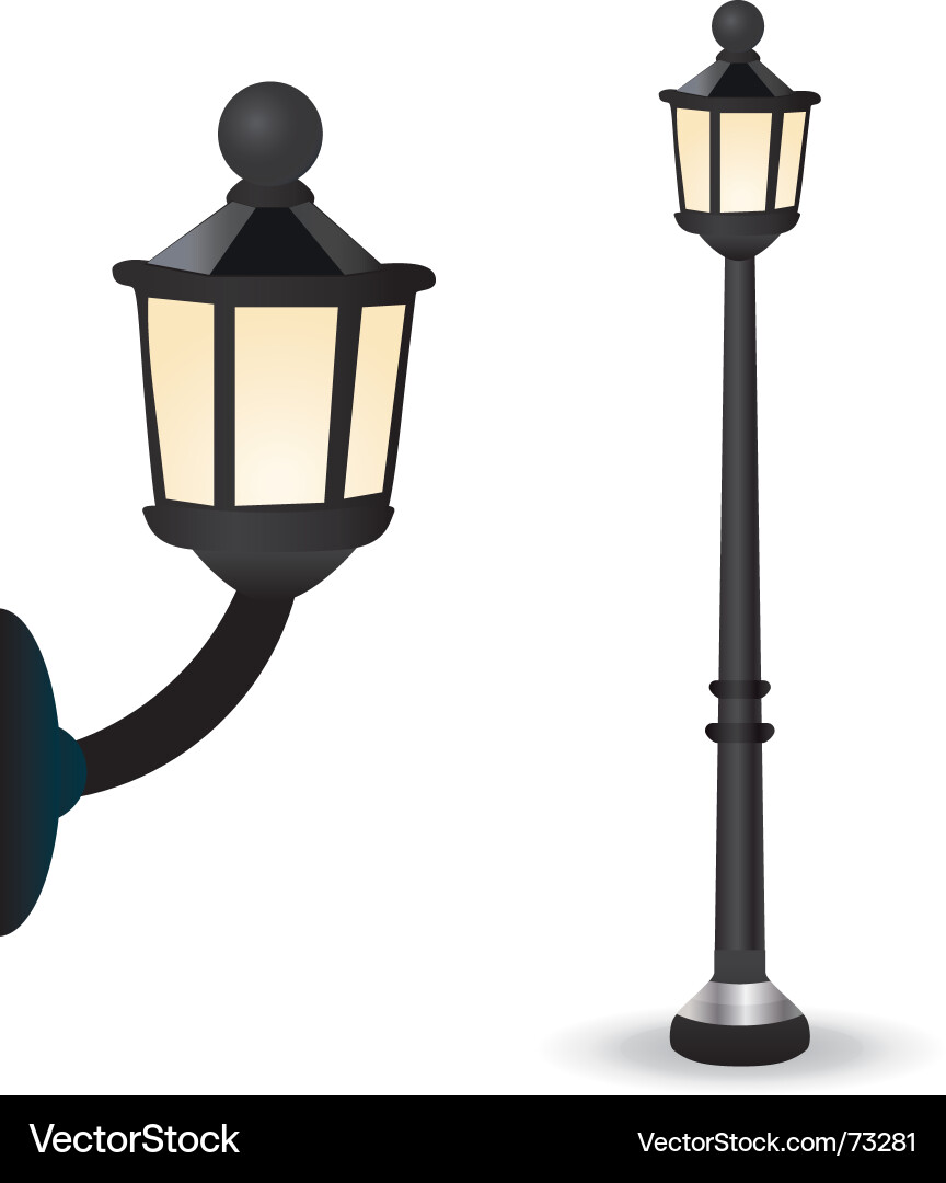 Streetlight set Royalty Free Vector Image - VectorStock