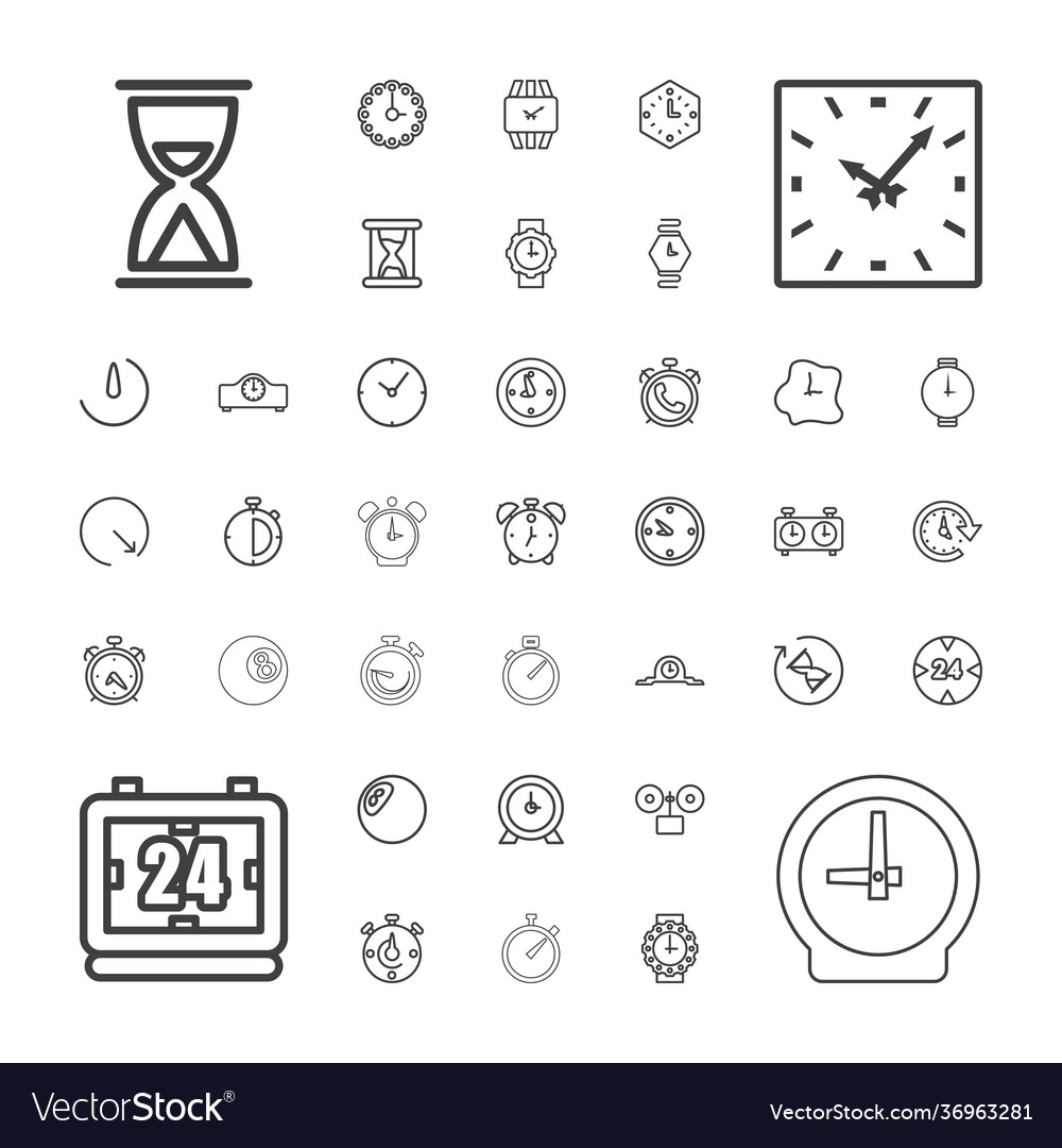 Timer icons