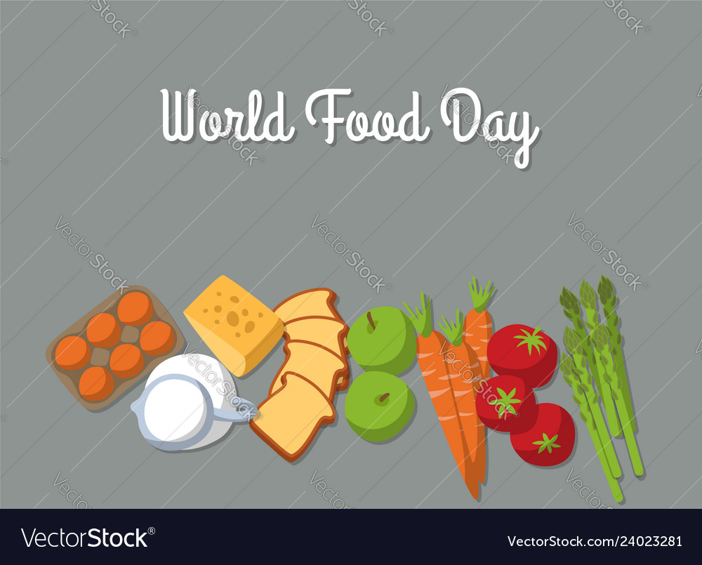 World food day greeting card