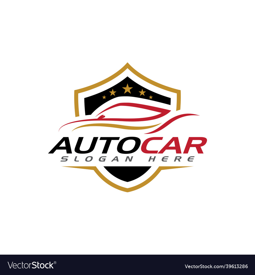 Auto car logo template