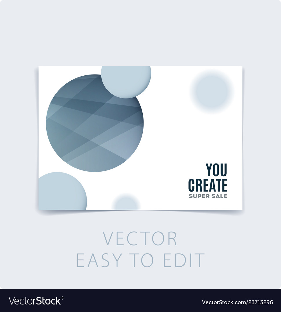 Abstract design brochure cover creative flyer