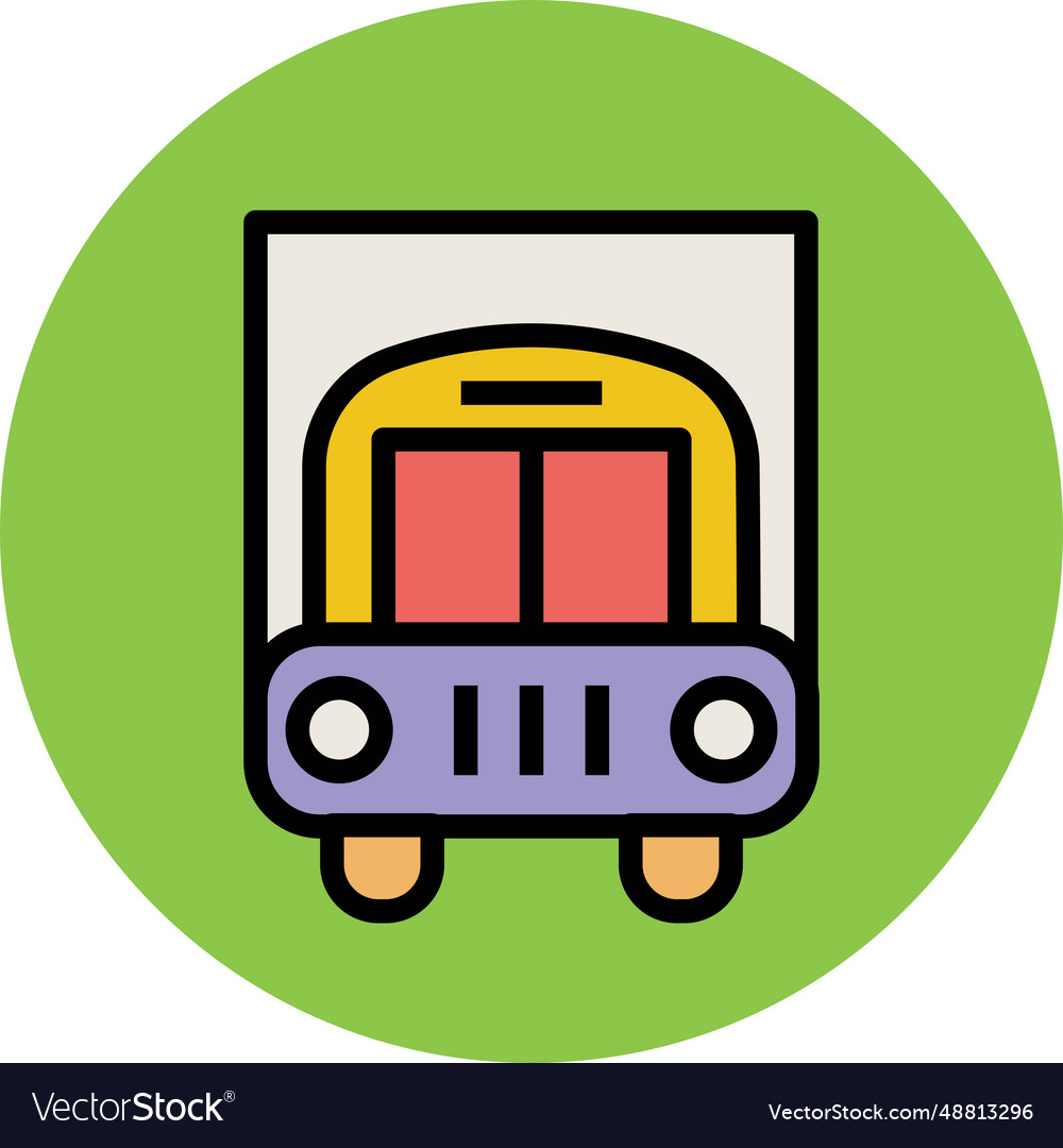 Modern transportation icon concepts Royalty Free Vector