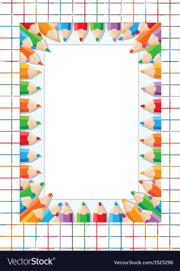 Pencils card funny Royalty Free Vector Image - VectorStock