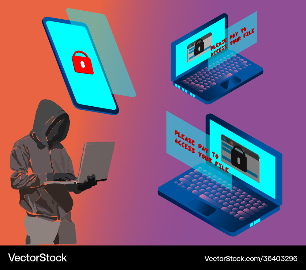 Ransomware Royalty Free Vector Image - VectorStock