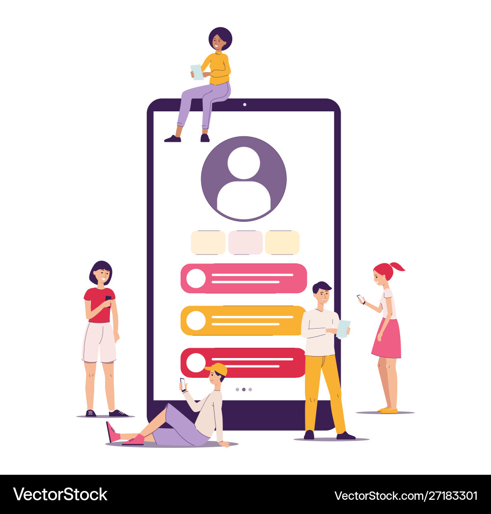 Customer workspace in application Royalty Free Vector Image