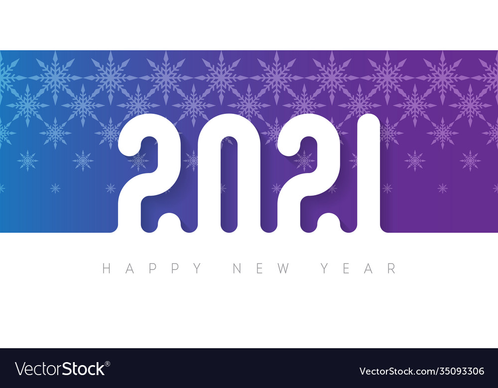 2021 - happy new year bright brochure or calendar