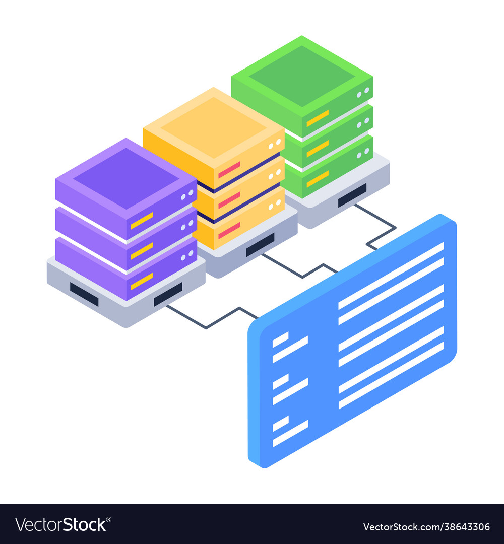 Server content Royalty Free Vector Image - VectorStock