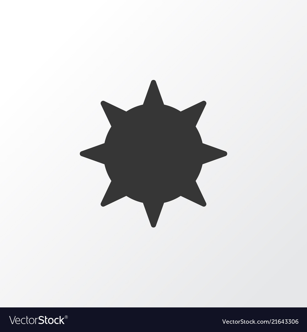 Sun icon symbol premium quality isolated