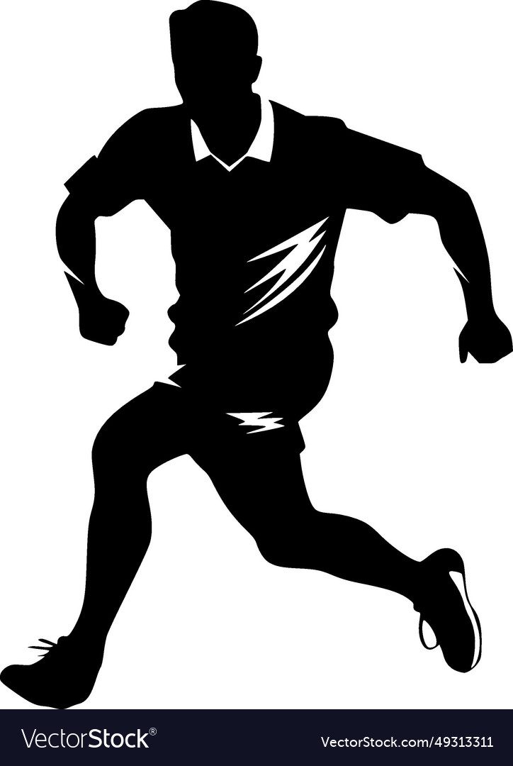 Football black and white Royalty Free Vector Image