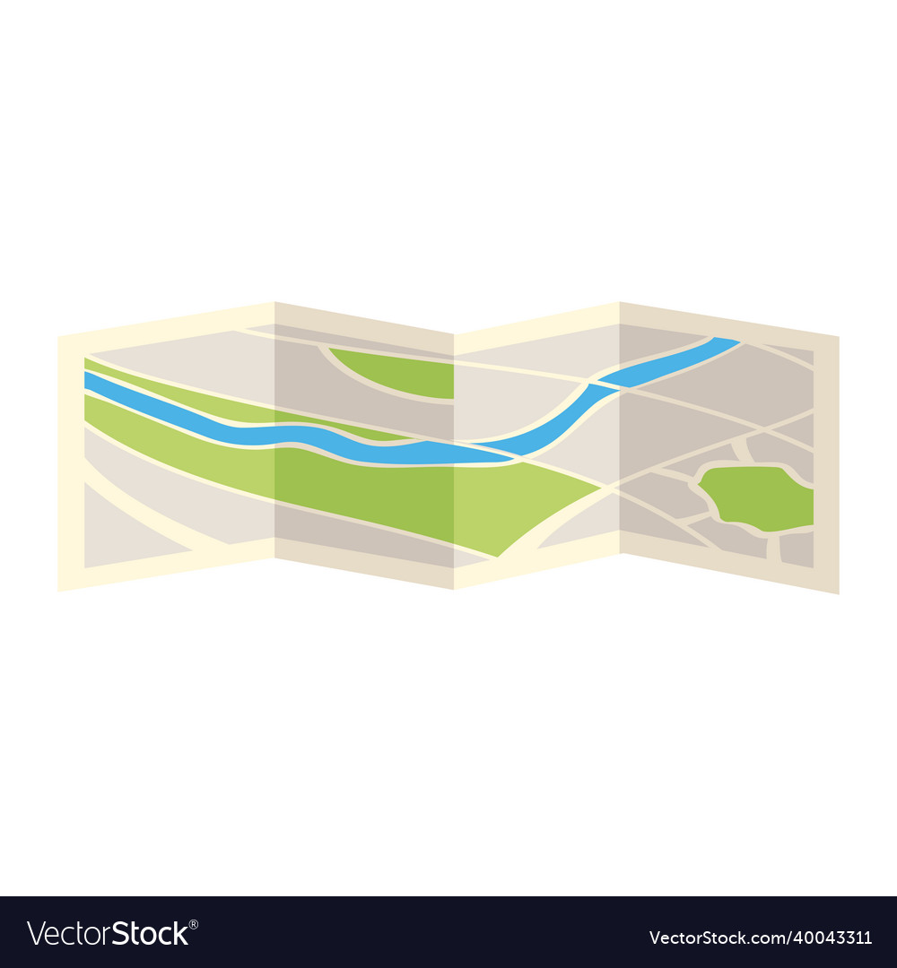 Navigation map destination Royalty Free Vector Image