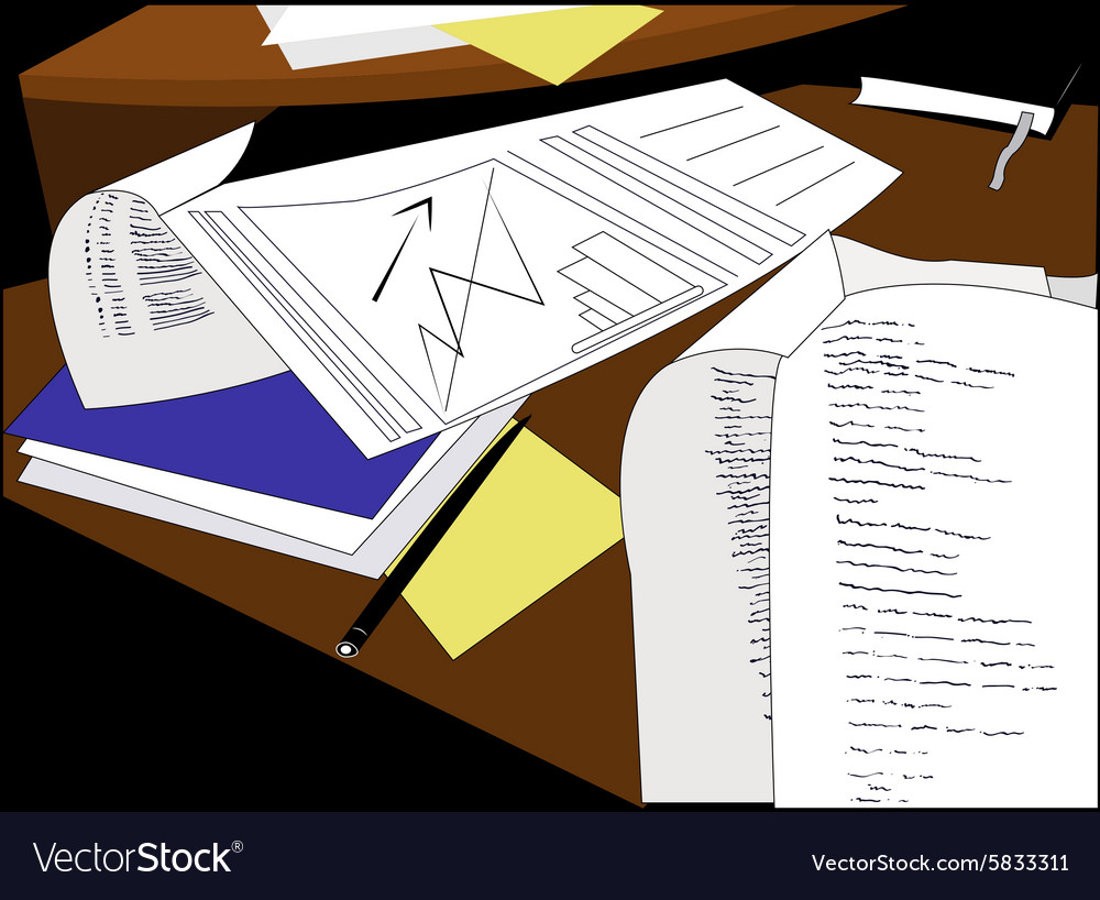 Paperwork Royalty Free Vector Image - VectorStock