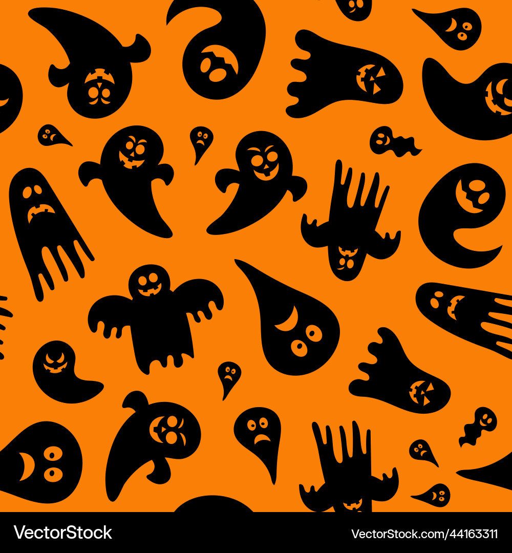 Seamless pattern for halloween design Royalty Free Vector