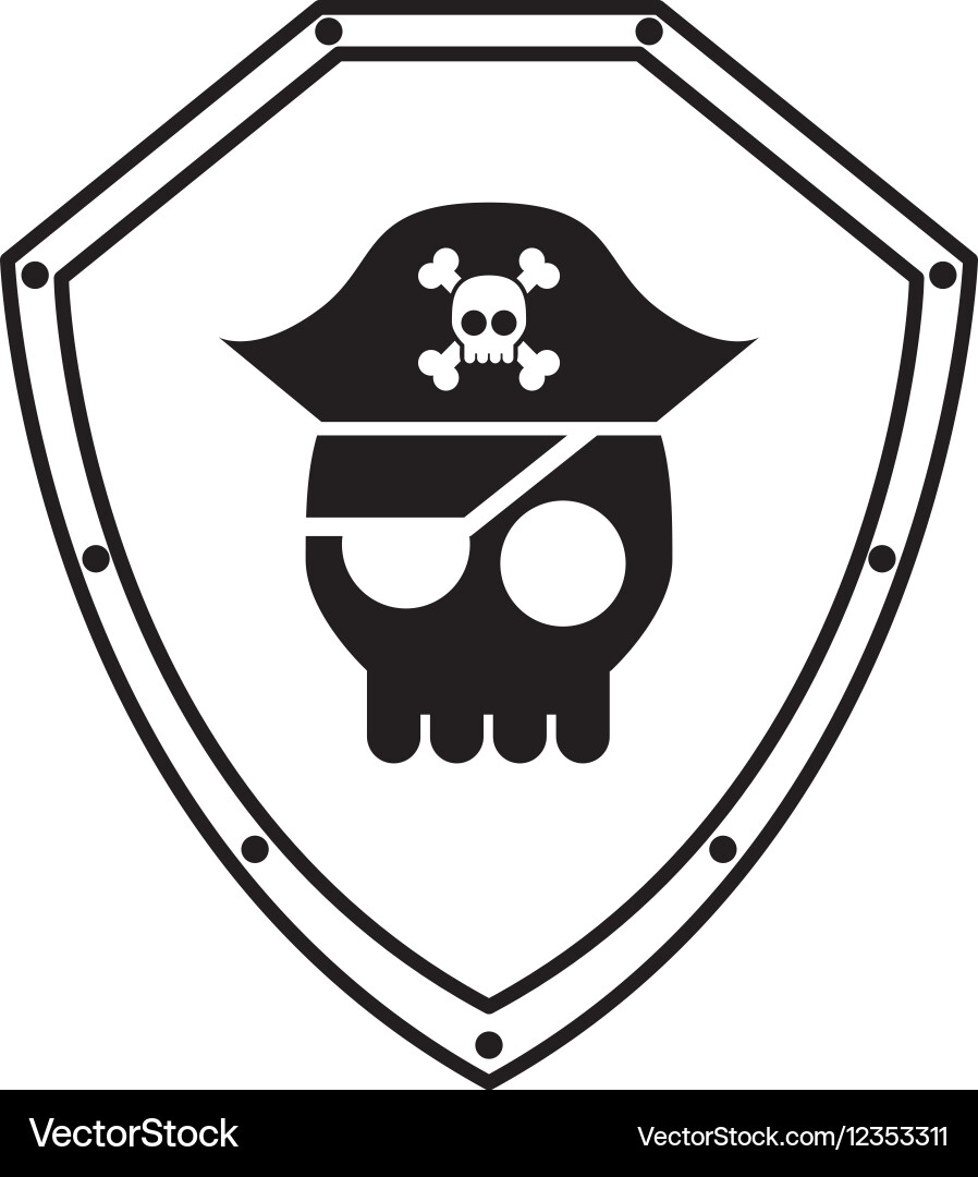 Shield security isolated icon Royalty Free Vector Image