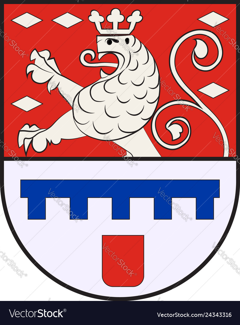 Coat of arms bedburg in north rhine-westphalia