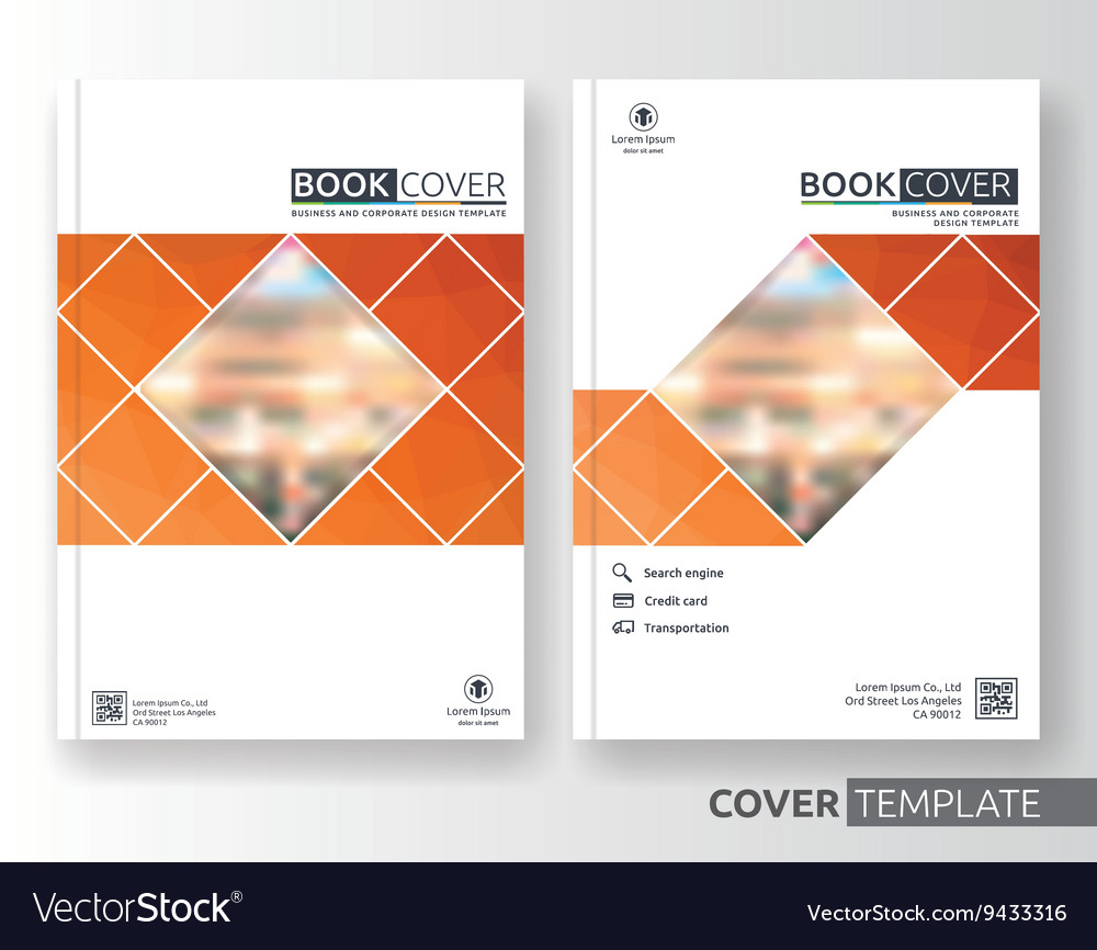 Corporate business flyer layout design Royalty Free Vector