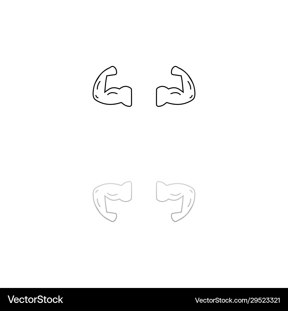 Gym icon flat Royalty Free Vector Image - VectorStock
