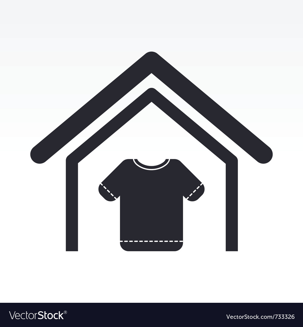 Download Clothing store icon Royalty Free Vector Image - VectorStock