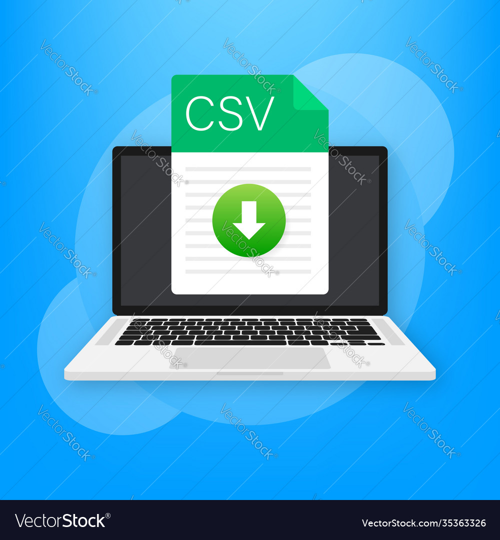 Type doc. CSV icon.