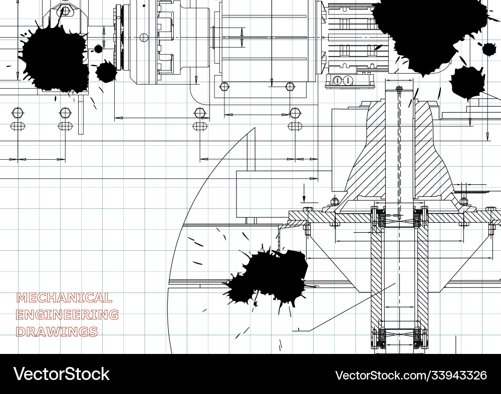 Engineering backgrounds mechanical Royalty Free Vector Image