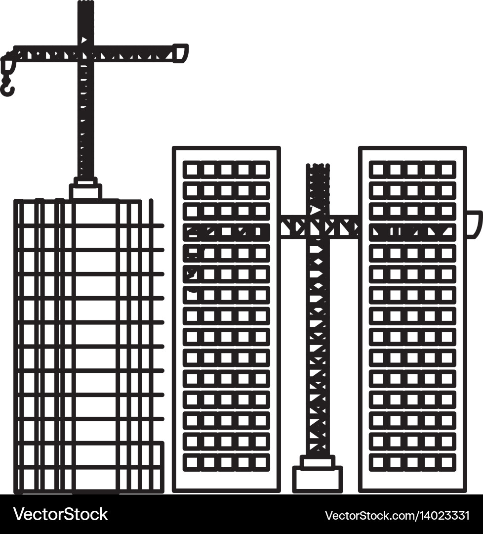 Construction crane icon Royalty Free Vector Image