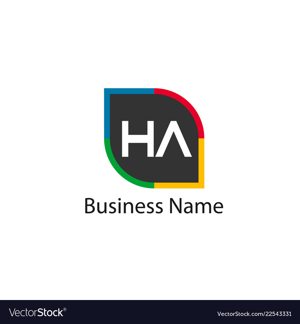 https://cdn2.vectorstock.com/i/1000x1000/33/31/initial-ha-letter-logo-design-vector-22543331.jpg