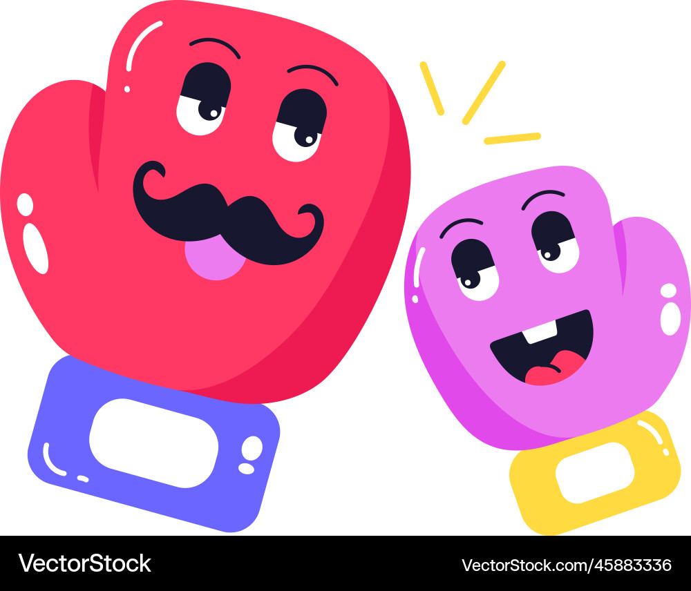 Boxing gloves Royalty Free Vector Image - VectorStock